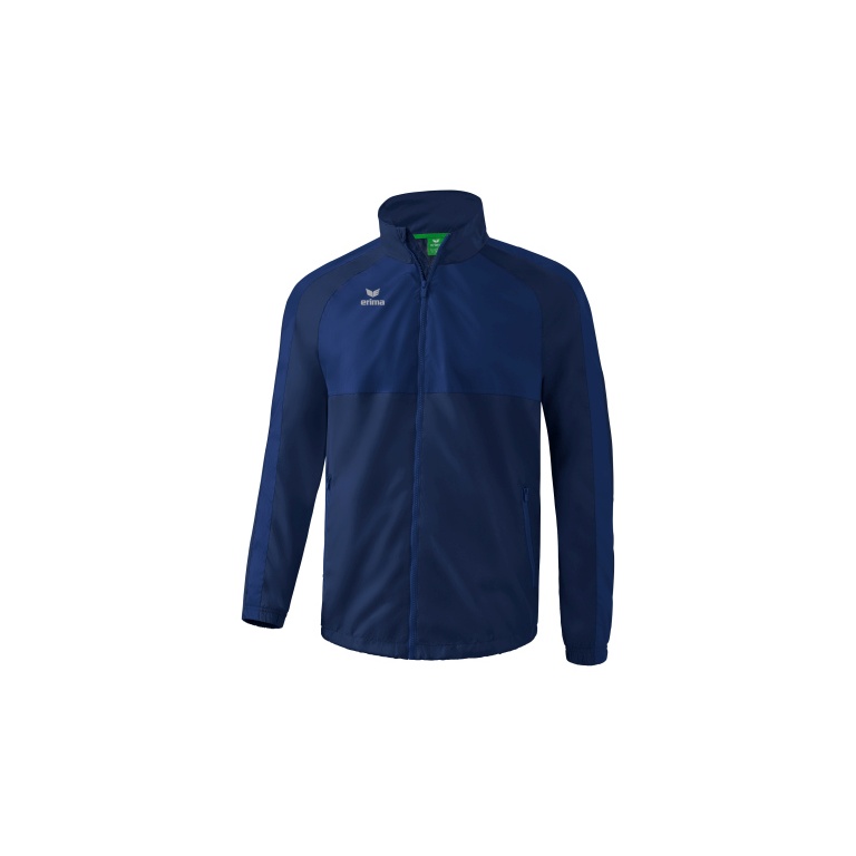 Erima Sport-Allwetterjacke Team (100% Polyester, wasserdicht) navyblau Herren
